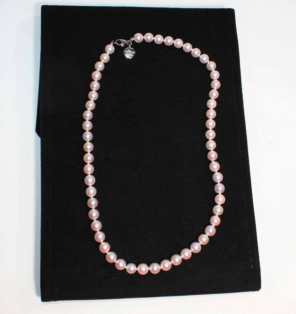 Tiffany & Co Flower and Pearl Necklace – The Jewelry Lady's Store