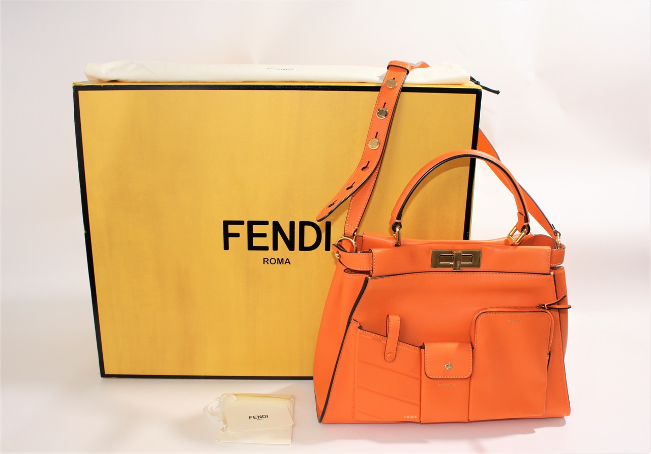 Fendi Peekaboo Leather Handbags Wholesale | semashow.com