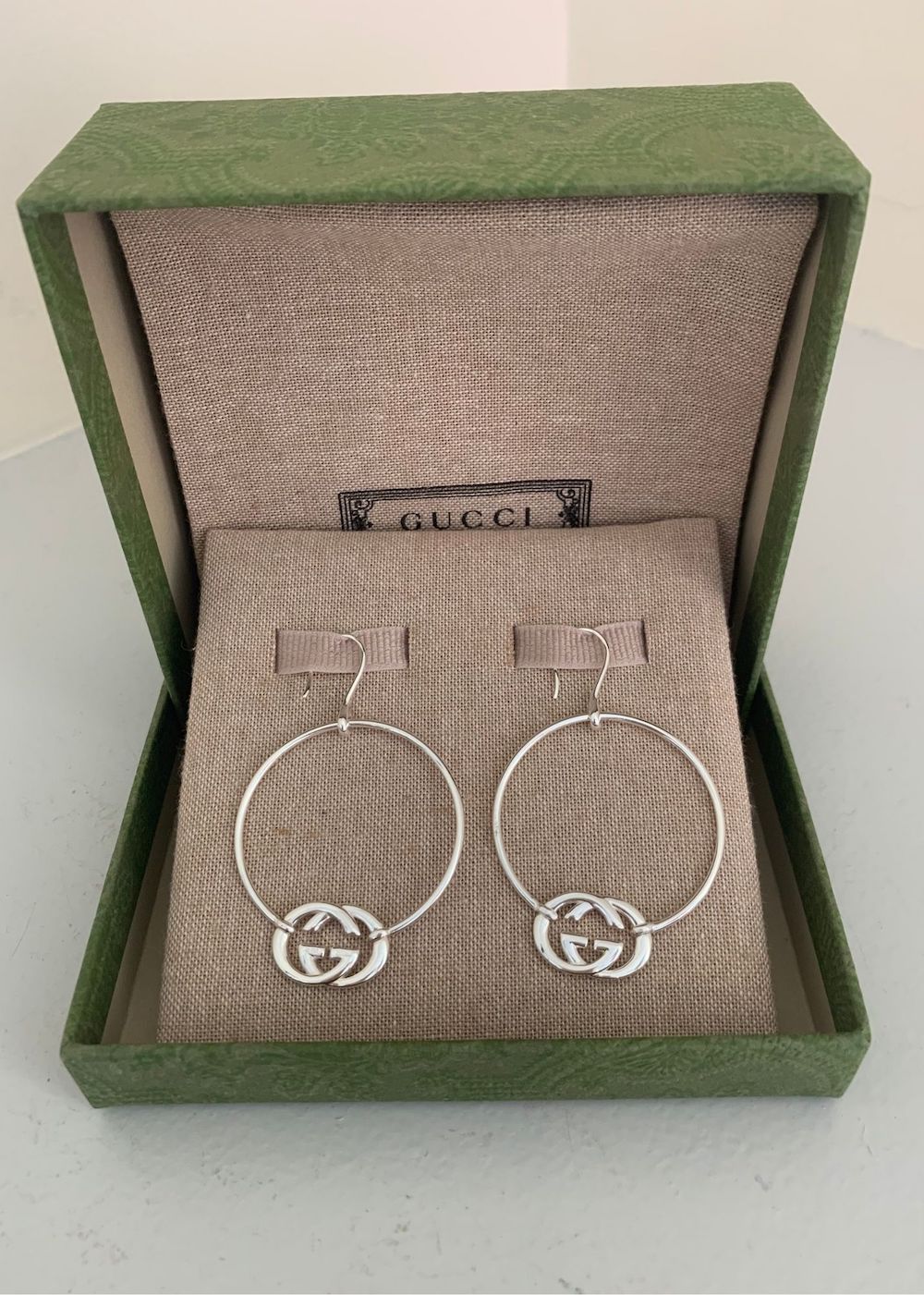 gucci earrings for women lv logo hoops