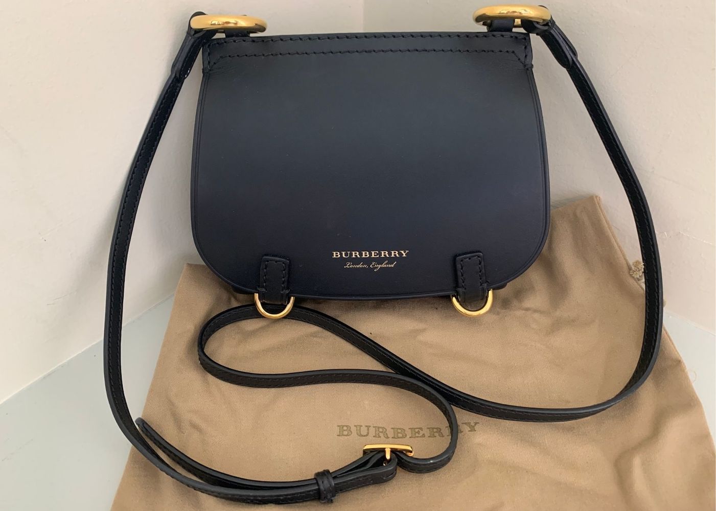 Burberry Bridle Handbag Leather Medium at 1stDibs