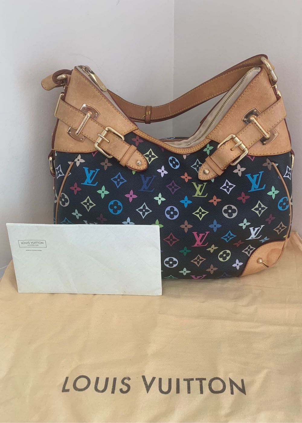 Louis Vuitton Multicolor Greta Hobo Bag - J'adore Fashion Boutique