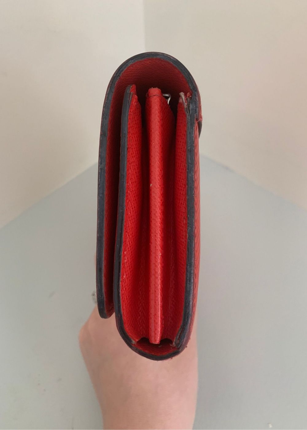 Louis Vuitton Portefeuille twist Red Leather ref.918795 - Joli Closet