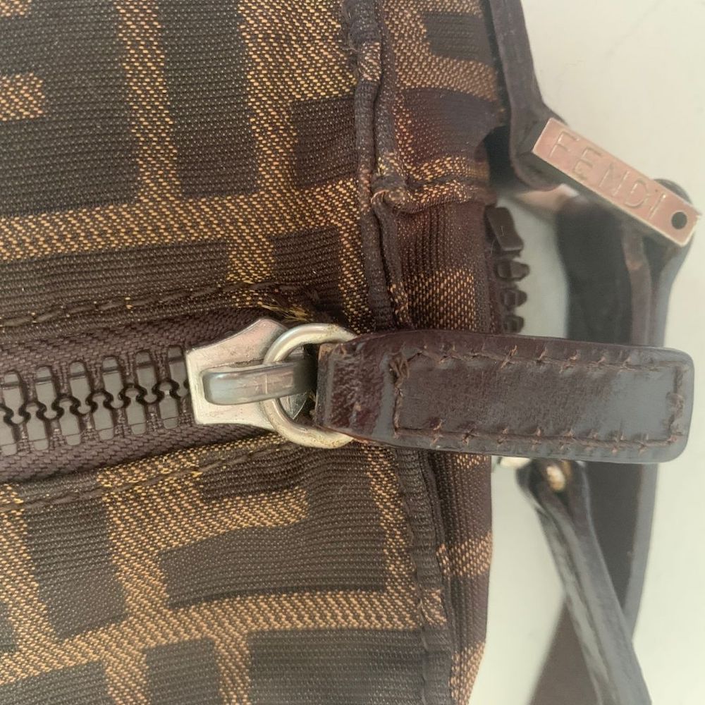 Vtg 80s Fendi Zucca Monogram Leather Mini Crossbody Bag – Mint Market
